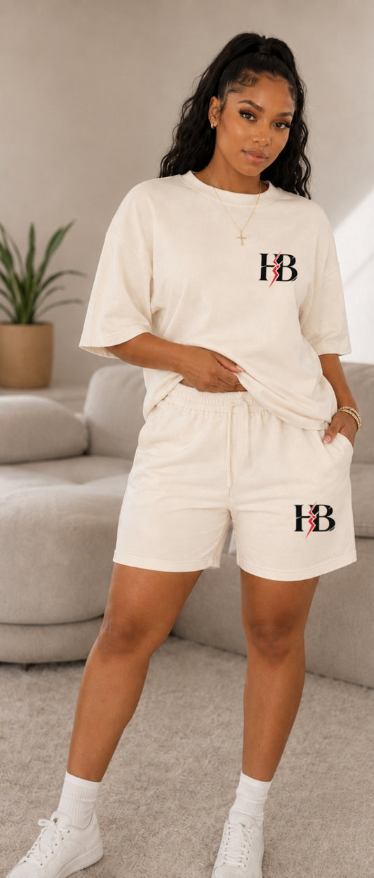 Heart Breakr Premium Unisex Oversized Short Set